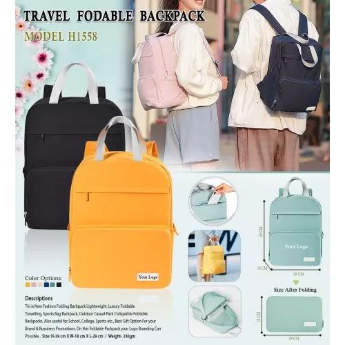 Travel Folding Backpack H1558