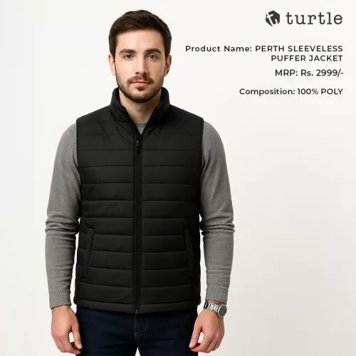 Turtle Perth Sleeveless Puffer