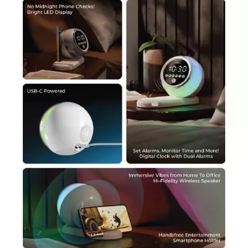 XECH Hue II Clock Bluetooth Speaker