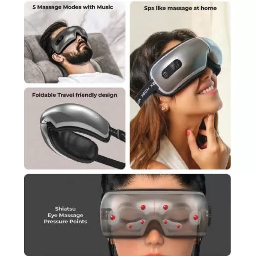 XECH iSoothe Chrome Wireless Eye Massager