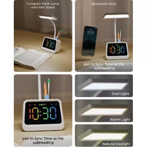 XECH Prism Bluetooth Clock With Lamp