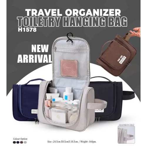 Travel Organizer Toiletry Hanging Bag H1578