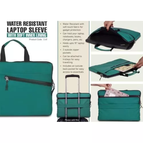 Xelect Water Resistant Laptop Sleeve