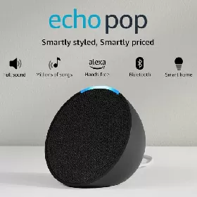 Amazon Echo Pop Alexa enabled Smart Speaker thumbnail 2