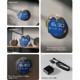  Xech Solaris Clock With Bluetooth Speaker