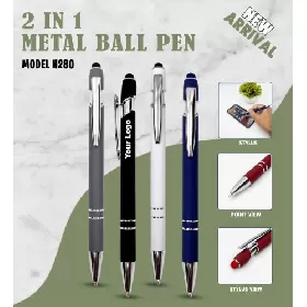 2 In 1 Metal Ball Pen H280