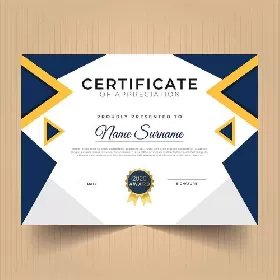 A4 Size - Certificate