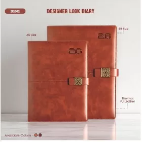 Designer Lock Diary D1001