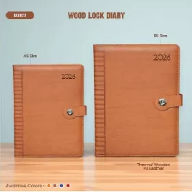 Allianz Diary Wood Lock Diary D1022