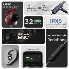 Go Boult EQCharge Bluetooth Headset