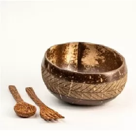 Thenga GEOMETRIC BOWL + CUTLERY