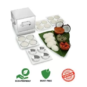 Coconut Square Idly Maker