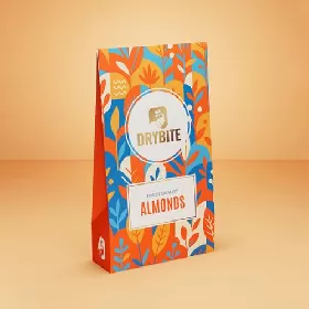 Drybite Premium Almonds Paper Pouch