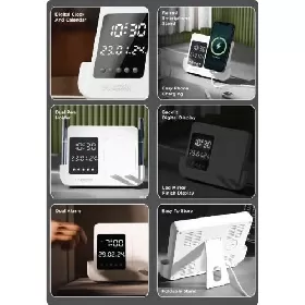 EO Clockwise Multifunction Digital Clock