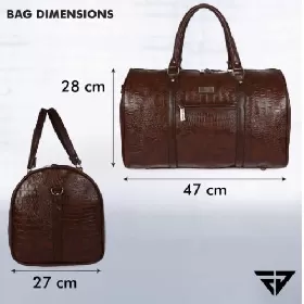 Fur Jaden Croc Weekender Duffle Bag BDUFF05