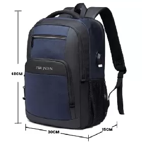 Fur Jaden Laptop with USB Port Backpack BM87