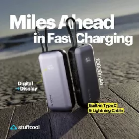 Glow Gadgets Miles Compact Fast Charging Powerbank