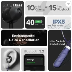 Go Boult F Charge Bluetooth Headset