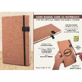 Hard bound Cork A5 notebook B124