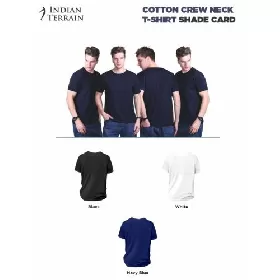Indian Terrian Cotton Crew Neck T-Shirt