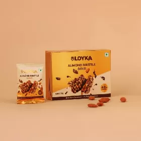 Loyka Almond Brittle Gold Box 4 Pcs