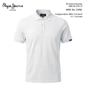 Pepe Jeans London Milan Organic Polo T Shirt