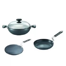 Prestige Hard Anodised Plus Cookware Set