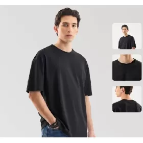 Snitch Oversized Fit Round Neck T Shirt