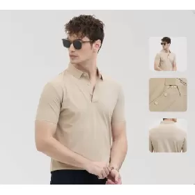 Snitch Solid Technical Stitchless Polo T Shirt