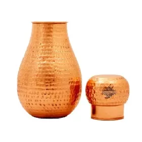 Soul Elements Copper Hammered Water Bottle