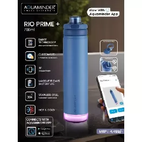 Xech Aquaminder Rio Prime+ Stainless Bottle
