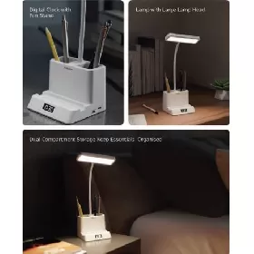 Xech Desky Lite Digital Lamp With Clock