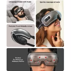 XECH iSoothe Chrome Wireless Eye Massager
